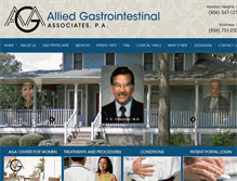 Tablet Screenshot of alliedgastro.com
